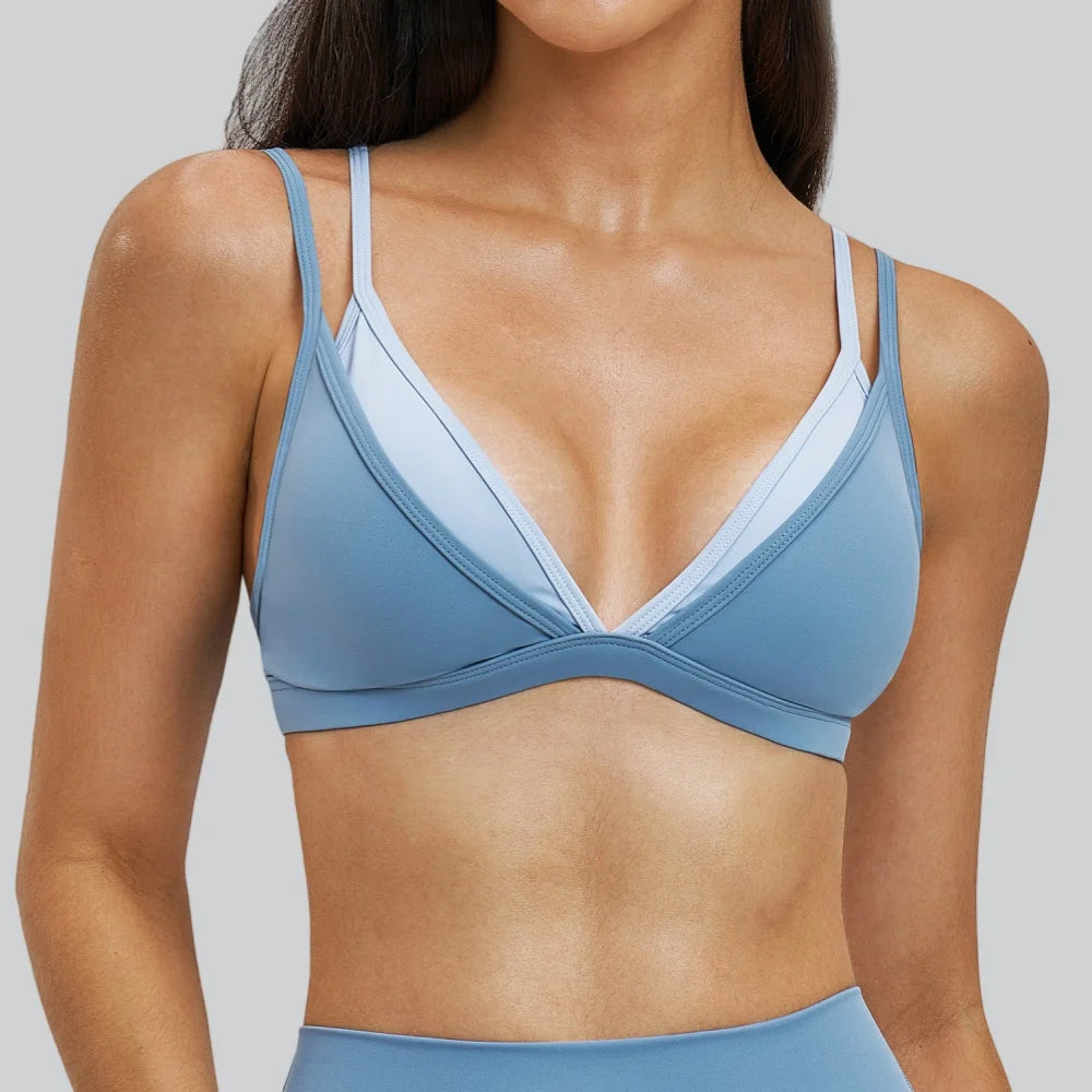 Women’s Shockproof Sports Bra – Breathable Running & Training Top