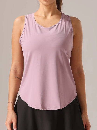 Women’s Performance Mesh Workout Tank – Sleeveless Gym, Tennis & Training Top