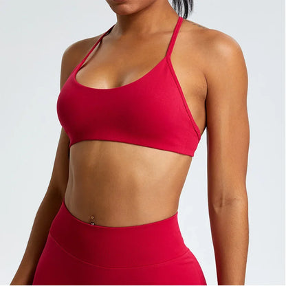 High Support Sports Bra for Women | Push-Up Gym & Workout Crop Top