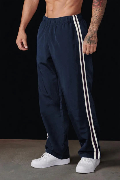 GYM Popular Long Pants Men's Running Casual Straight Leg Sweatpants Autumn New Product Bodybuilding Loose Training Sports Pants