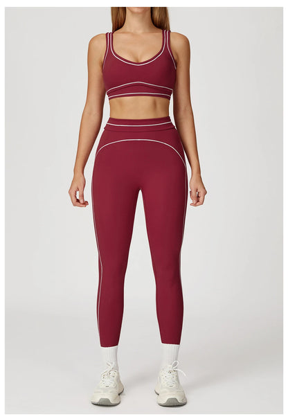 Yoga Set Gym Clothes Athletic Wear Fitness Set Tracksuits Yoga Suit For Women Sports Bra Gym Leggings Sportswear