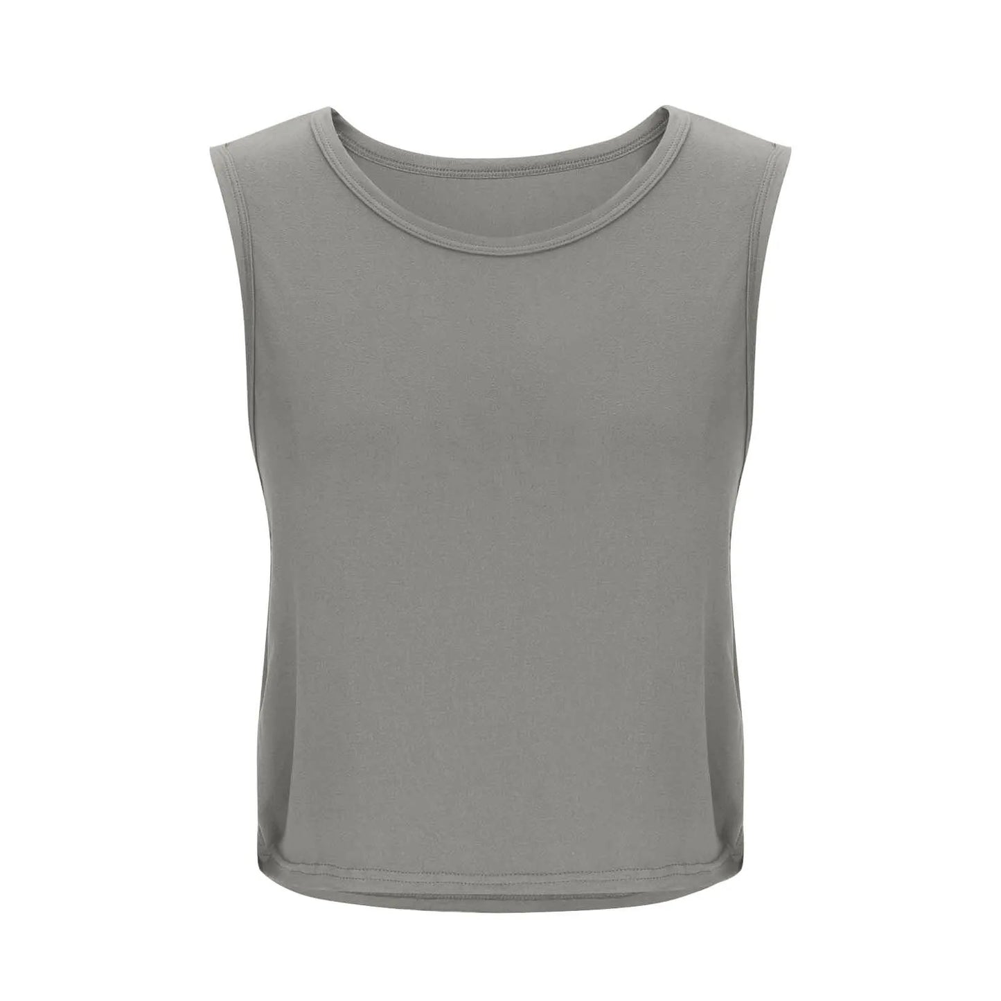 Women’s Sleeveless Breathable Workout Tank Top – Lightweight Yoga & Gym Crop Vest