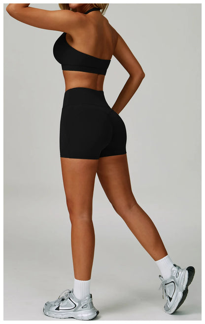 Yoga Set Women's Sportswear Yoga Suit Sports Top High Waist Leggings Two Piece Workout Clothes Fitness Gym Sets Athletic Wear