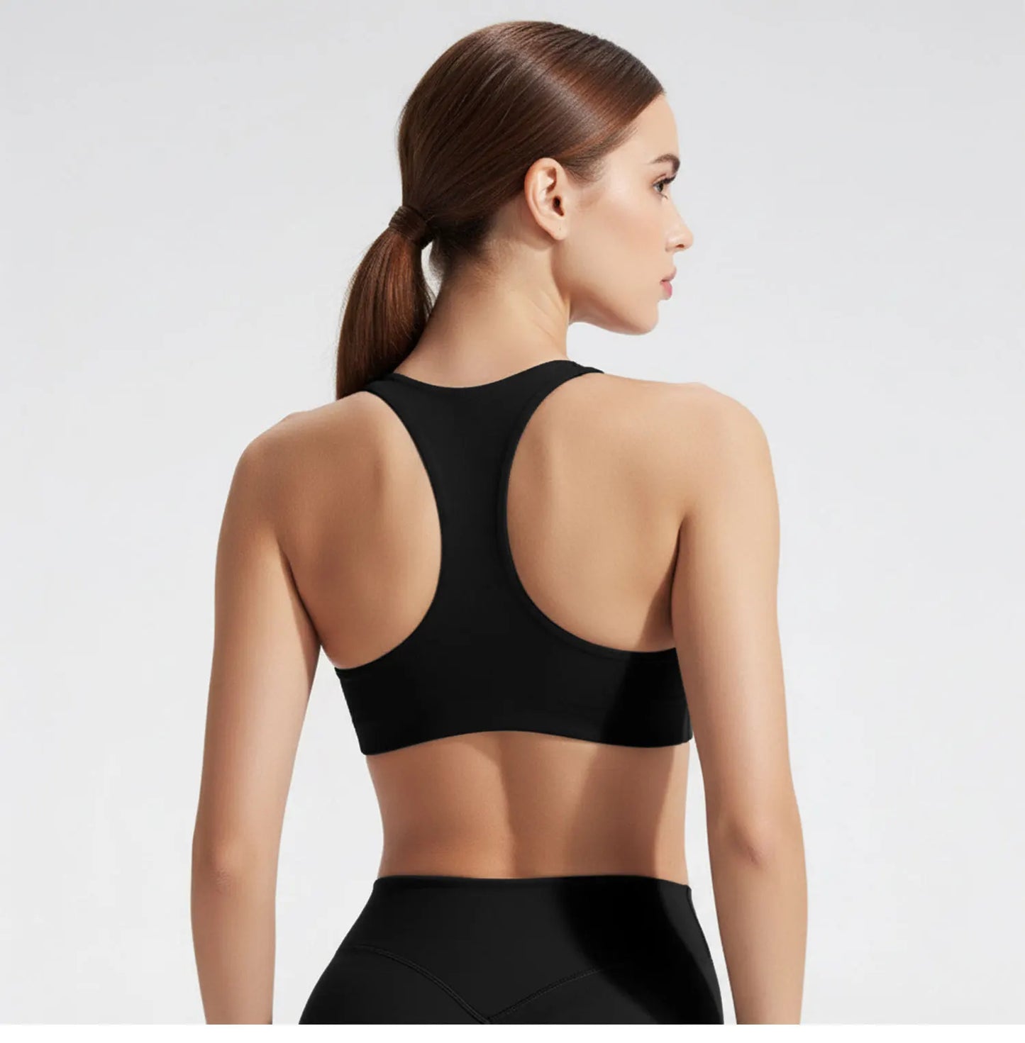 SoftMotion Y-Back Sports Bra – High Support Workout Top