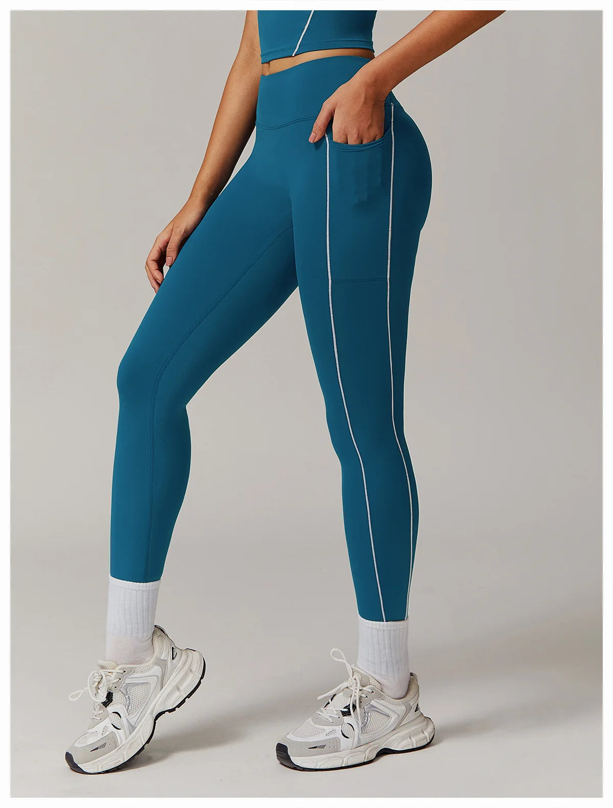 Women’s High-Waist Booty Lift Gym Leggings – Sculpting Push-Up Workout Tights