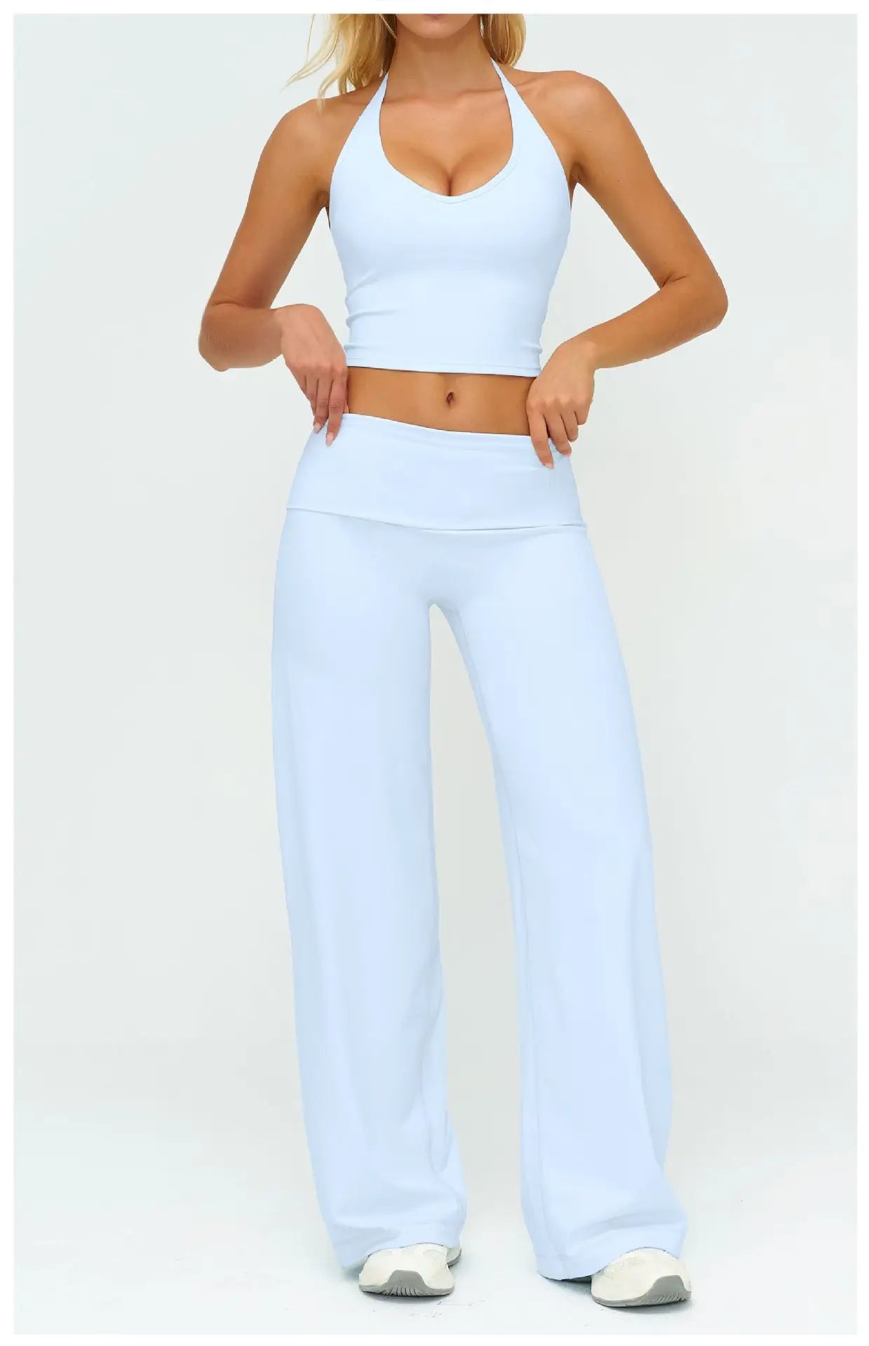 Women's Loose Fit Sportswear Set – Breathable Gym Clothes for Yoga & Outdoor Sports