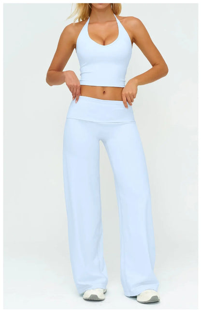 Women's Loose Fit Sportswear Set – Breathable Gym Clothes for Yoga & Outdoor Sports