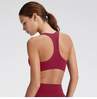 SoftMotion Y-Back Sports Bra – High Support Workout Top