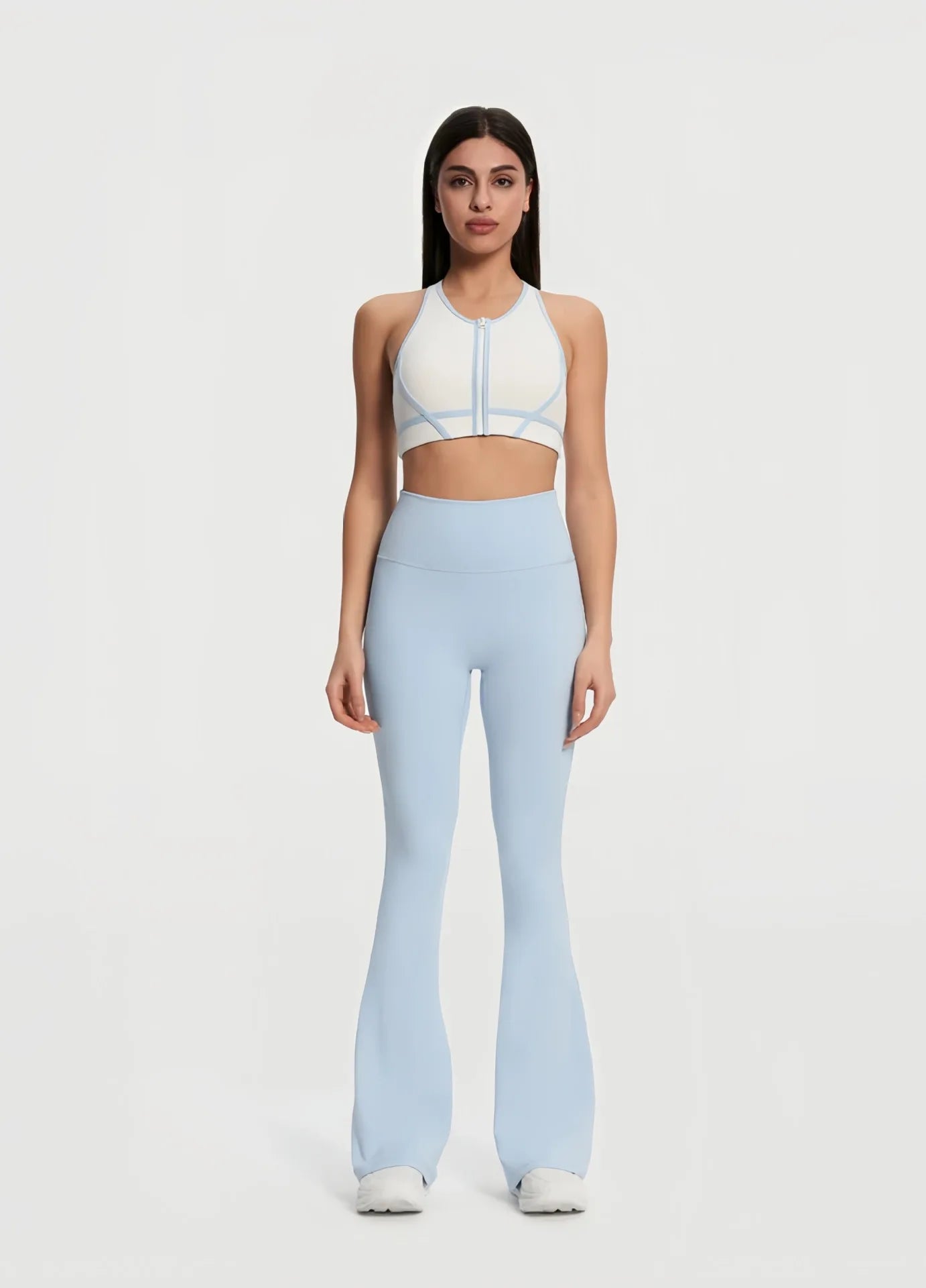 Women's Nude Feel 2-Piece Gym Set – Beauty Back Sportswear for Running & Training