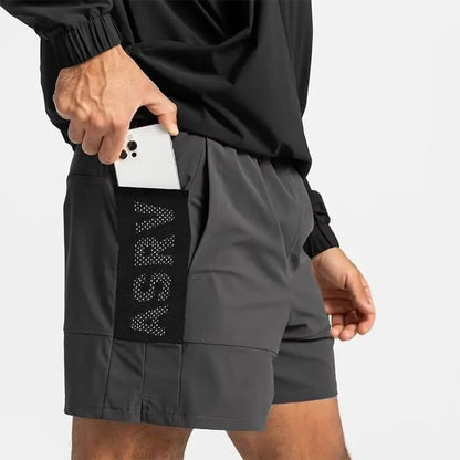 Men’s Performance Basketball Shorts – Quick-Dry Mesh Workout Shorts with Multi Pockets