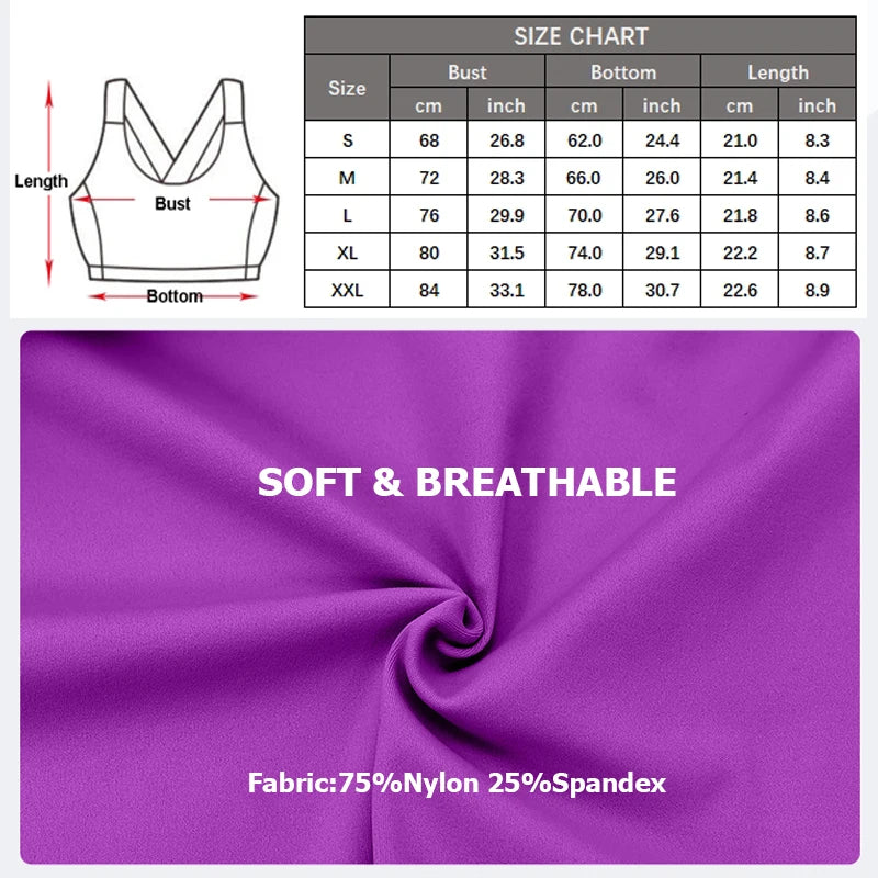 Seamless Sports Bra for Women | Stretchy Breathable Gym Crop Top