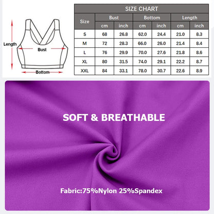 Seamless Sports Bra for Women | Stretchy Breathable Gym Crop Top
