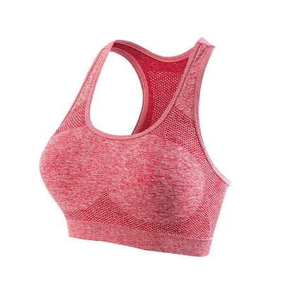 Women’s Push-Up Sports Bra – Breathable High Support Gym & Yoga Top