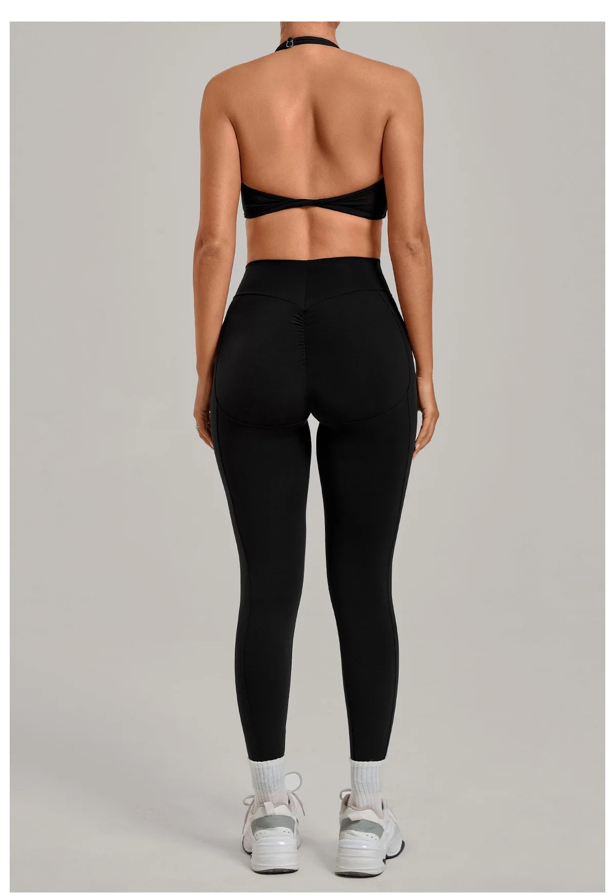 Women’s Push-Up Sports Bra & Leggings Set – High Waist Gym & Yoga Workout Outfit