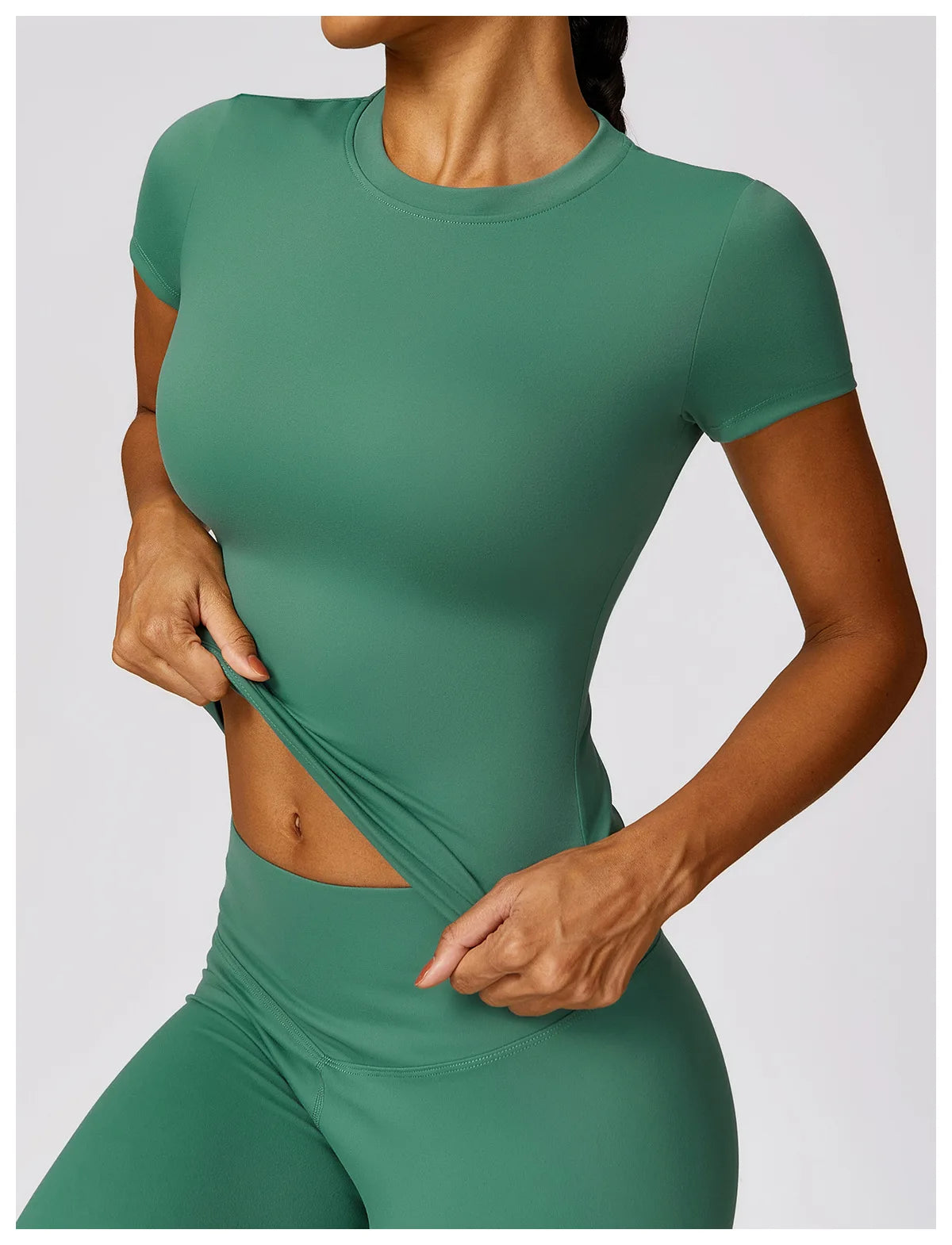 Women’s Athletic Gym T-Shirt – Breathable Quick-Dry Running & Workout Top
