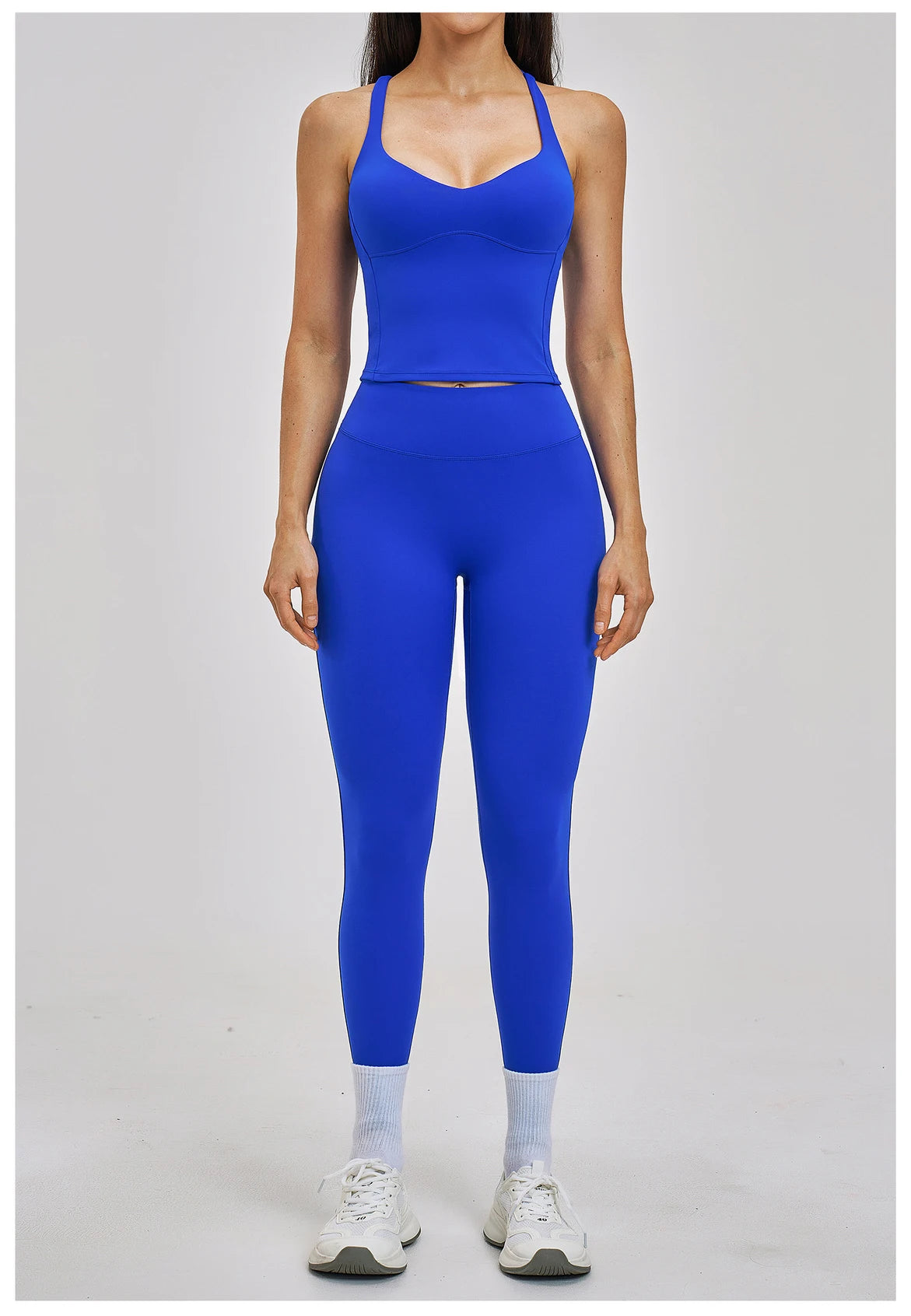 Women’s 2PCS Yoga Set – High Waist Leggings & Sports Bra Gym Workout Outfit