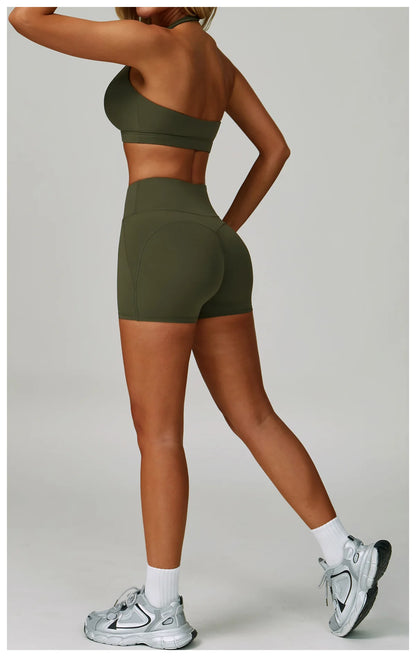 Yoga Set Women's Sportswear Yoga Suit Sports Top High Waist Leggings Two Piece Workout Clothes Fitness Gym Sets Athletic Wear