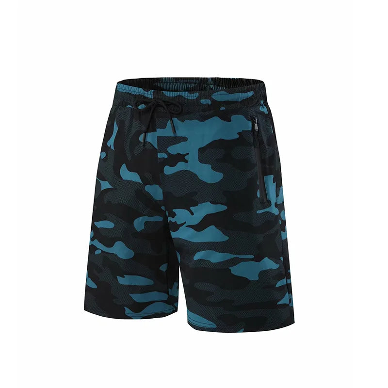 Men’s Quick-Dry Sports Shorts – Lightweight Running & Gym Shorts with Zipper Pockets