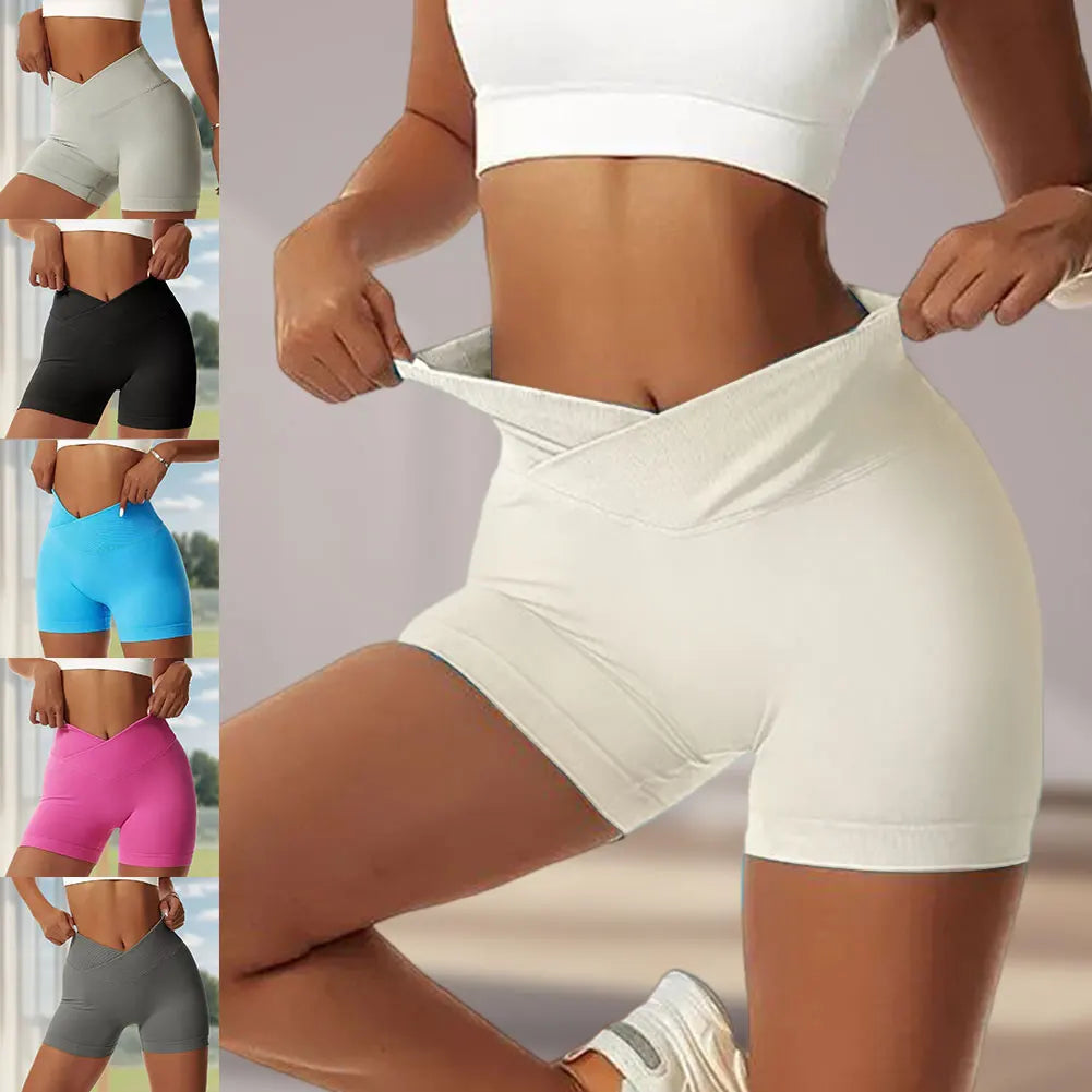 High Waist Gym Shorts for Women – Tummy Control & Sculpt Fit