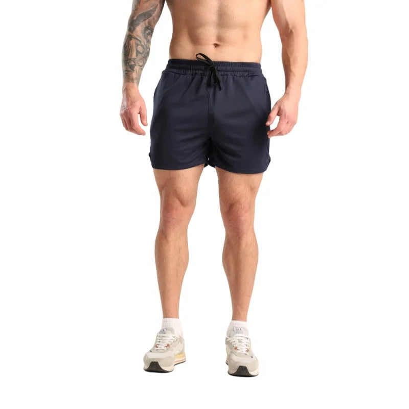Men’s Quick Dry Gym Shorts with Pockets – Breathable Running & Training Fitness Shorts
