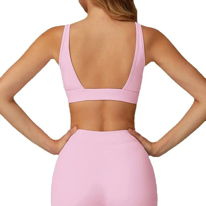 Women’s Push-Up Sports Bra – Breathable Gym & Yoga Top for Running & Training