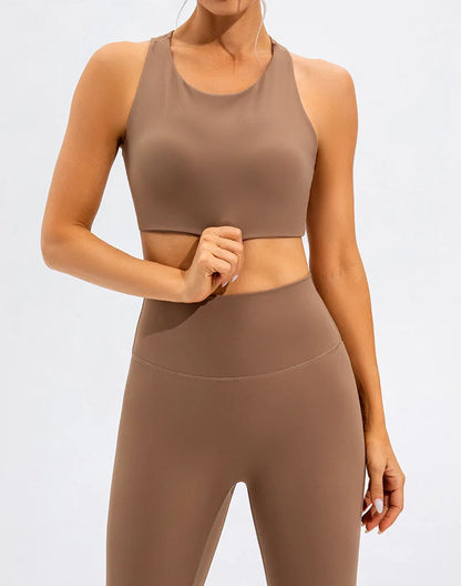 Women’s SculptFit One-Piece Sports Bra – Quick-Dry Gym & Running Vest