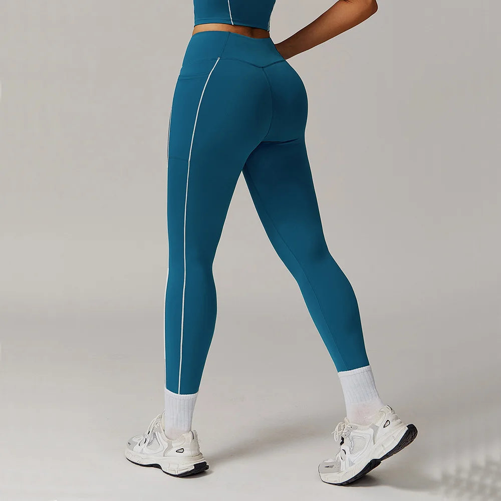 Women’s High-Waist Booty Lift Gym Leggings – Sculpting Push-Up Workout Tights