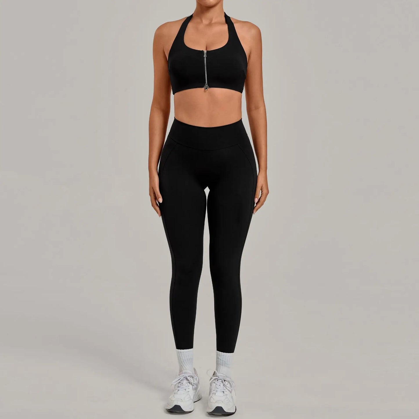 Women’s Push-Up Sports Bra & Leggings Set – High Waist Gym & Yoga Workout Outfit
