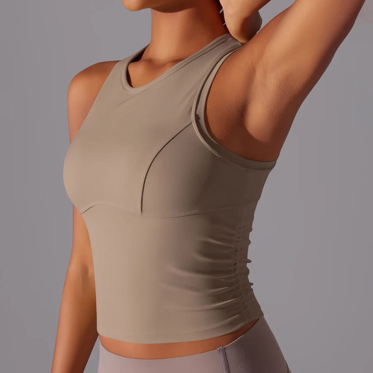 Women’s Sleeveless Gym Top – Slim Fit Quick-Dry Breathable Workout Vest