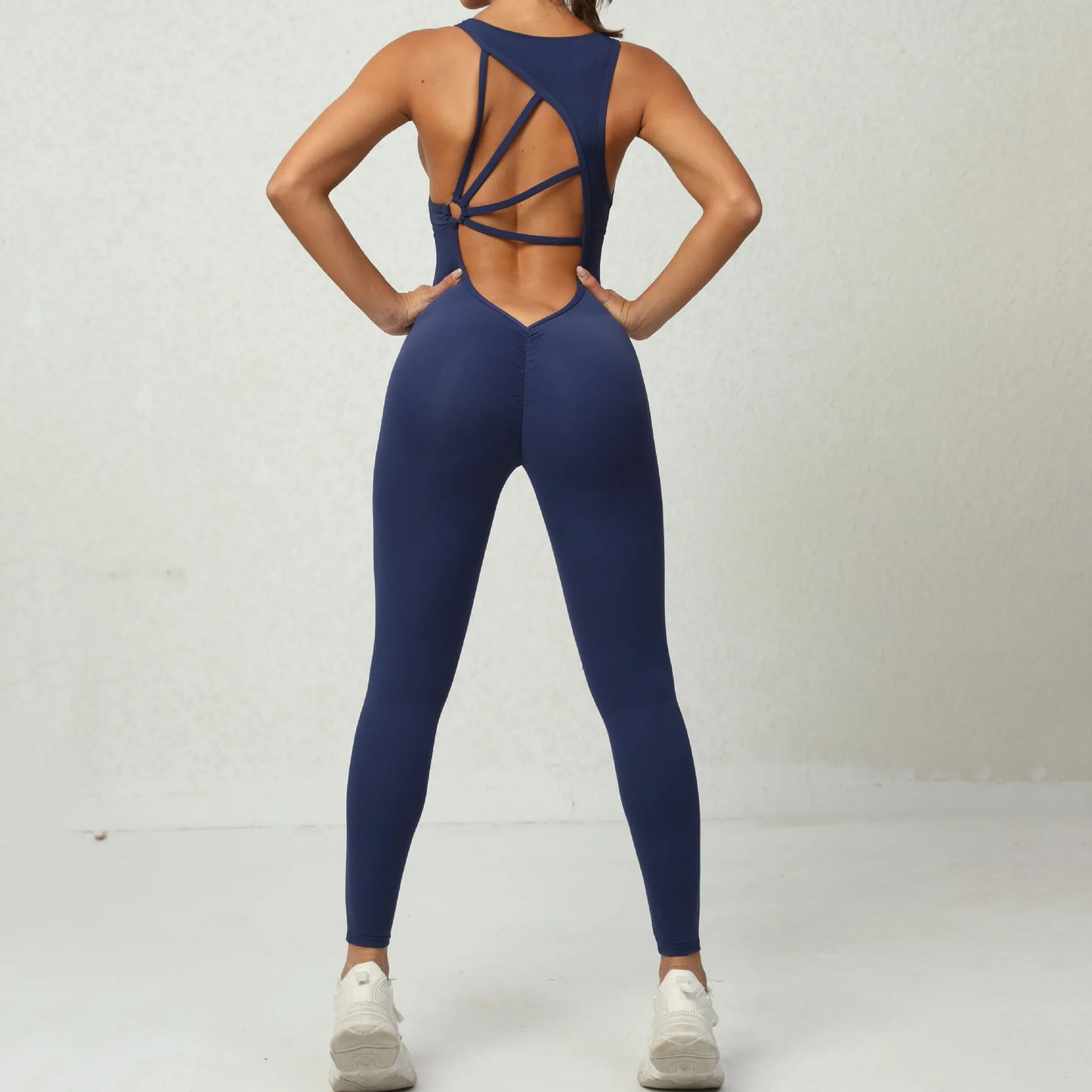 Sporty Women’s One-Piece Jumpsuit – Gym Fitness Yoga Activewear Set