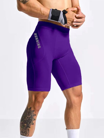 Men’s Compression Gym Shorts & Running Leggings – Quick-Dry Athletic Training Tights