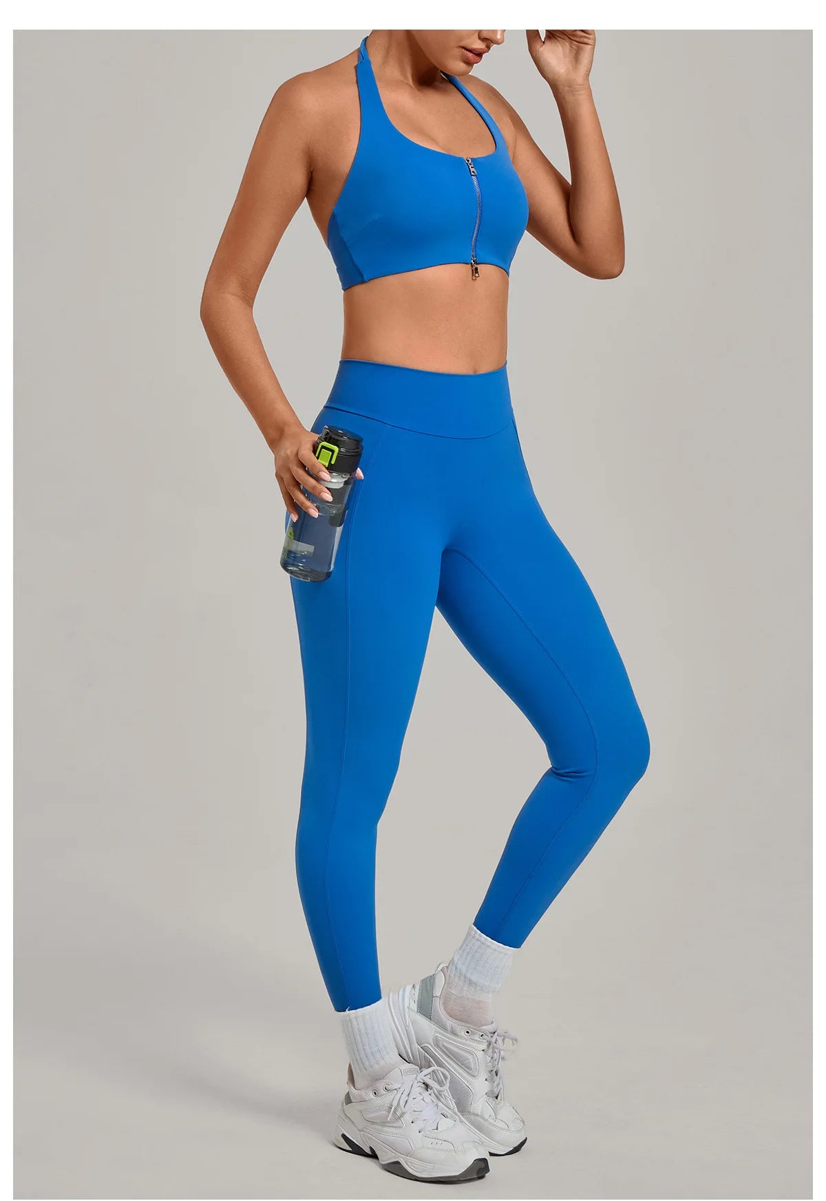 Women’s Push-Up Sports Bra & Leggings Set – High Waist Gym & Yoga Workout Outfit