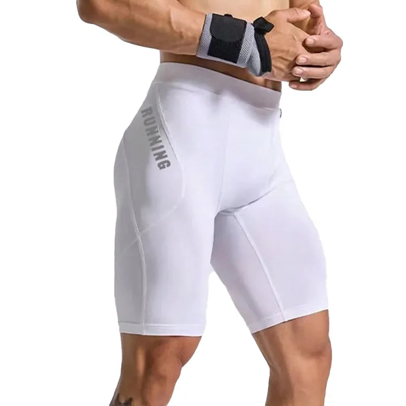 Men’s Compression Gym Shorts & Running Leggings – Quick-Dry Athletic Training Tights