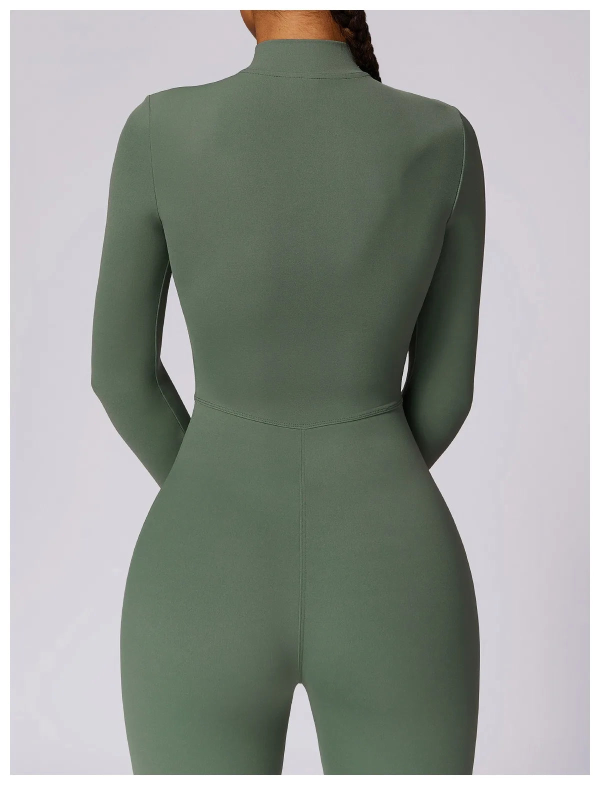 Warm Plush One-Piece Fitness Jumpsuit for Women | Long Sleeve Gym Wear