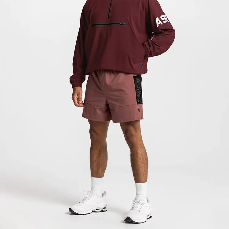 Men’s Performance Basketball Shorts – Quick-Dry Mesh Workout Shorts with Multi Pockets