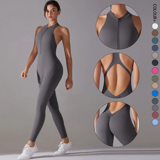 Women’s Tummy Control Push-Up Sports Bodysuit