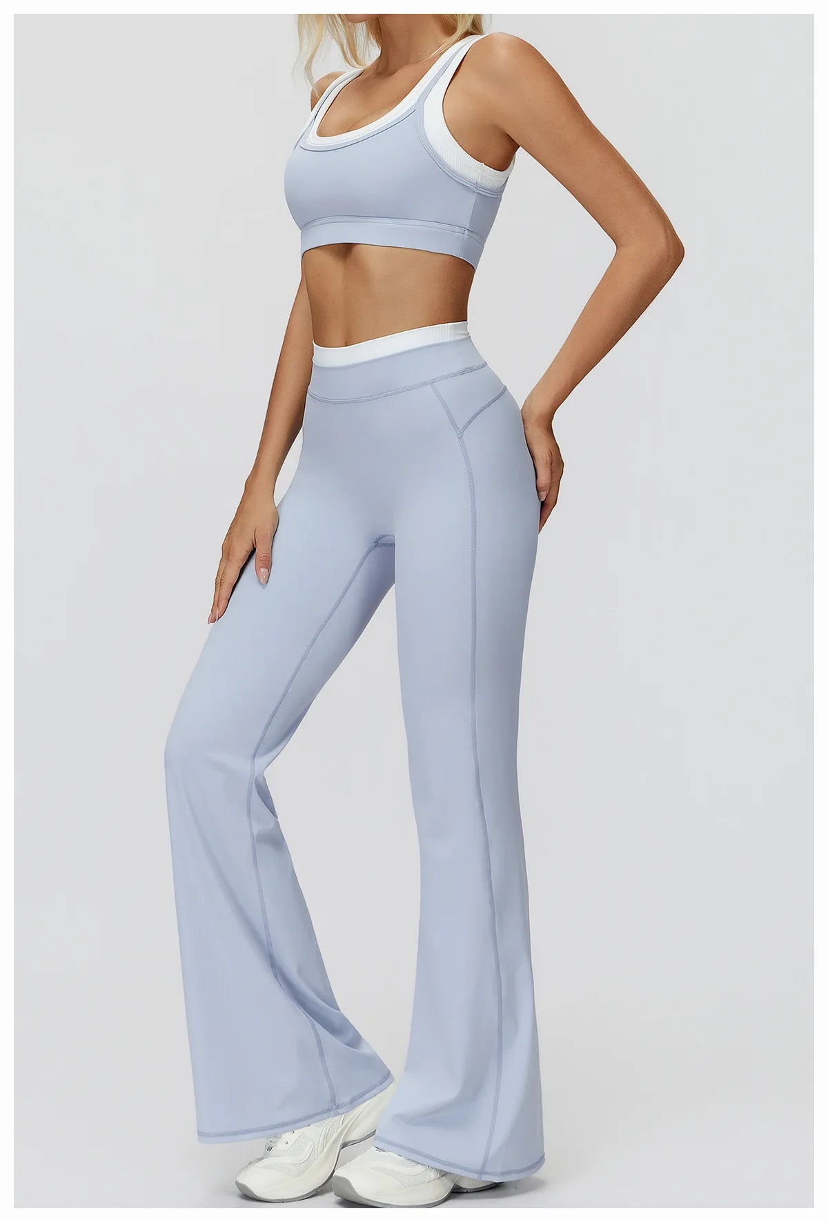 Women’s High-Waisted Flared Yoga Pants | Bootcut Bell-Bottom Activewear