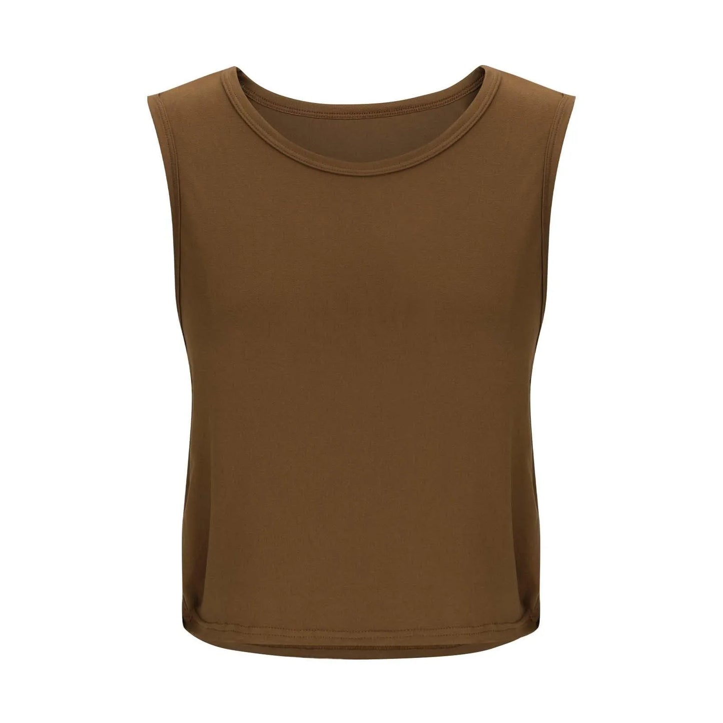 Women’s Sleeveless Breathable Workout Tank Top – Lightweight Yoga & Gym Crop Vest
