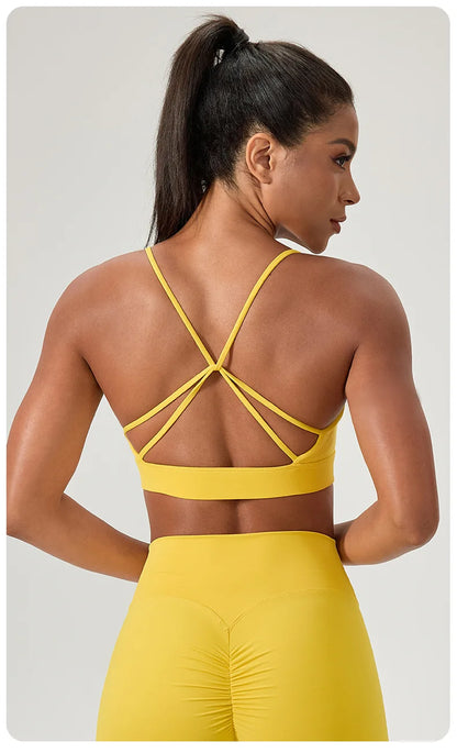 Seamless Sports Bra for Women | Stretchy Breathable Gym Crop Top