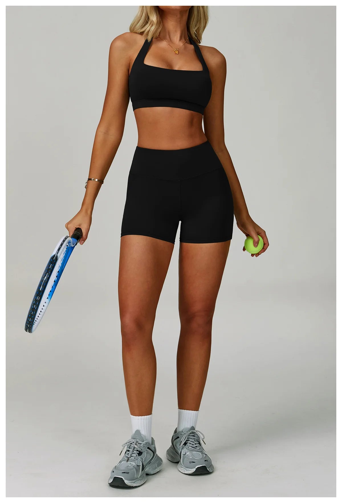 Yoga Set Women's Sportswear Yoga Suit Sports Top High Waist Leggings Two Piece Workout Clothes Fitness Gym Sets Athletic Wear