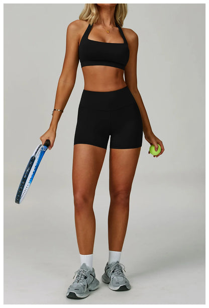 Yoga Set Women's Sportswear Yoga Suit Sports Top High Waist Leggings Two Piece Workout Clothes Fitness Gym Sets Athletic Wear