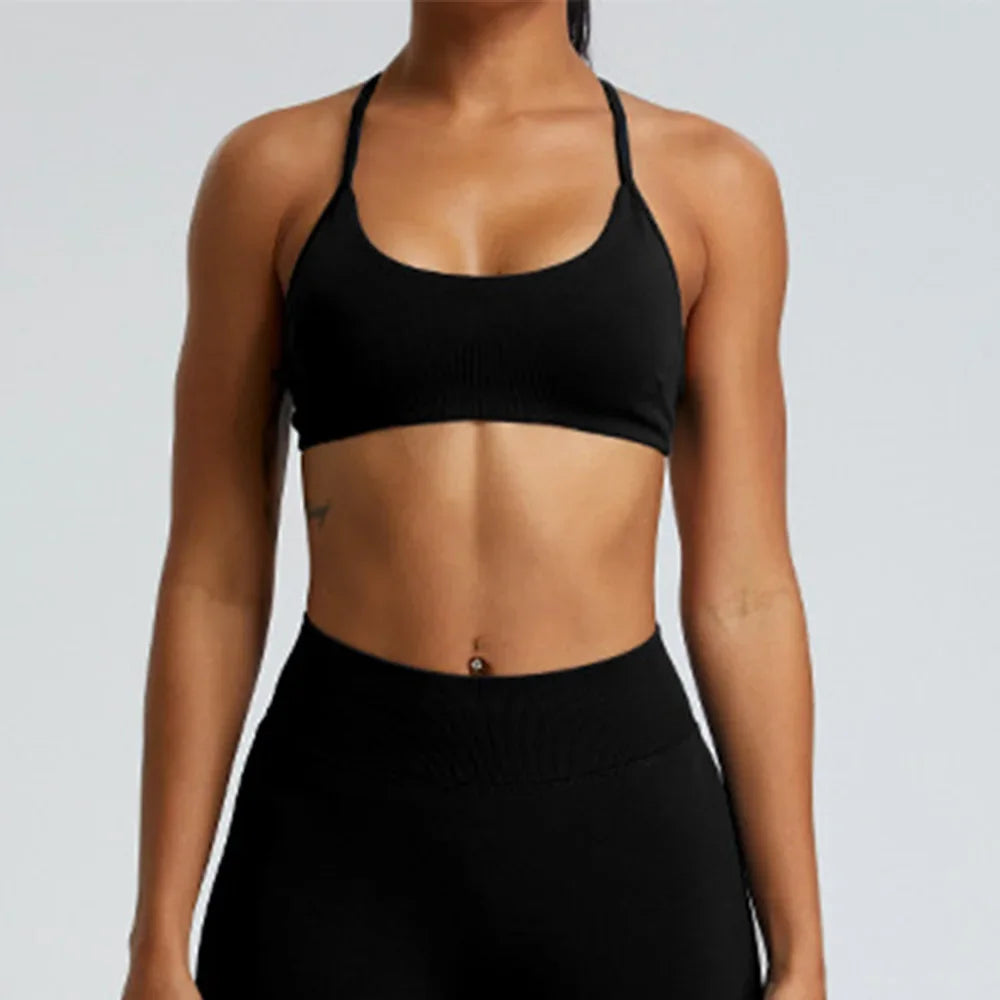High Support Sports Bra for Women | Push-Up Gym & Workout Crop Top