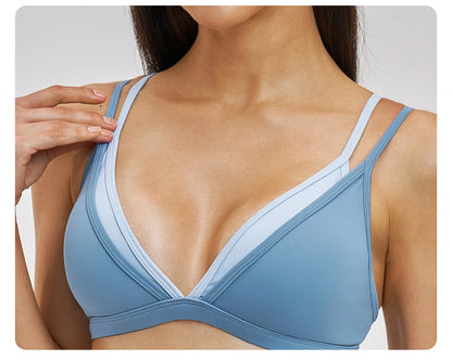 Women’s Shockproof Sports Bra – Breathable Running & Training Top
