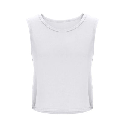 Women’s Sleeveless Breathable Workout Tank Top – Lightweight Yoga & Gym Crop Vest