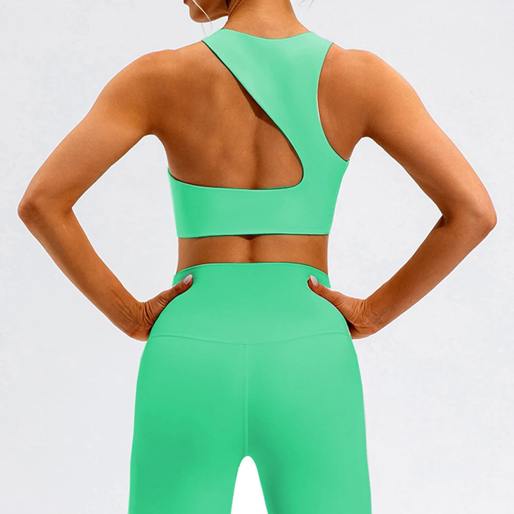 Women’s SculptFit One-Piece Sports Bra – Quick-Dry Gym & Running Vest