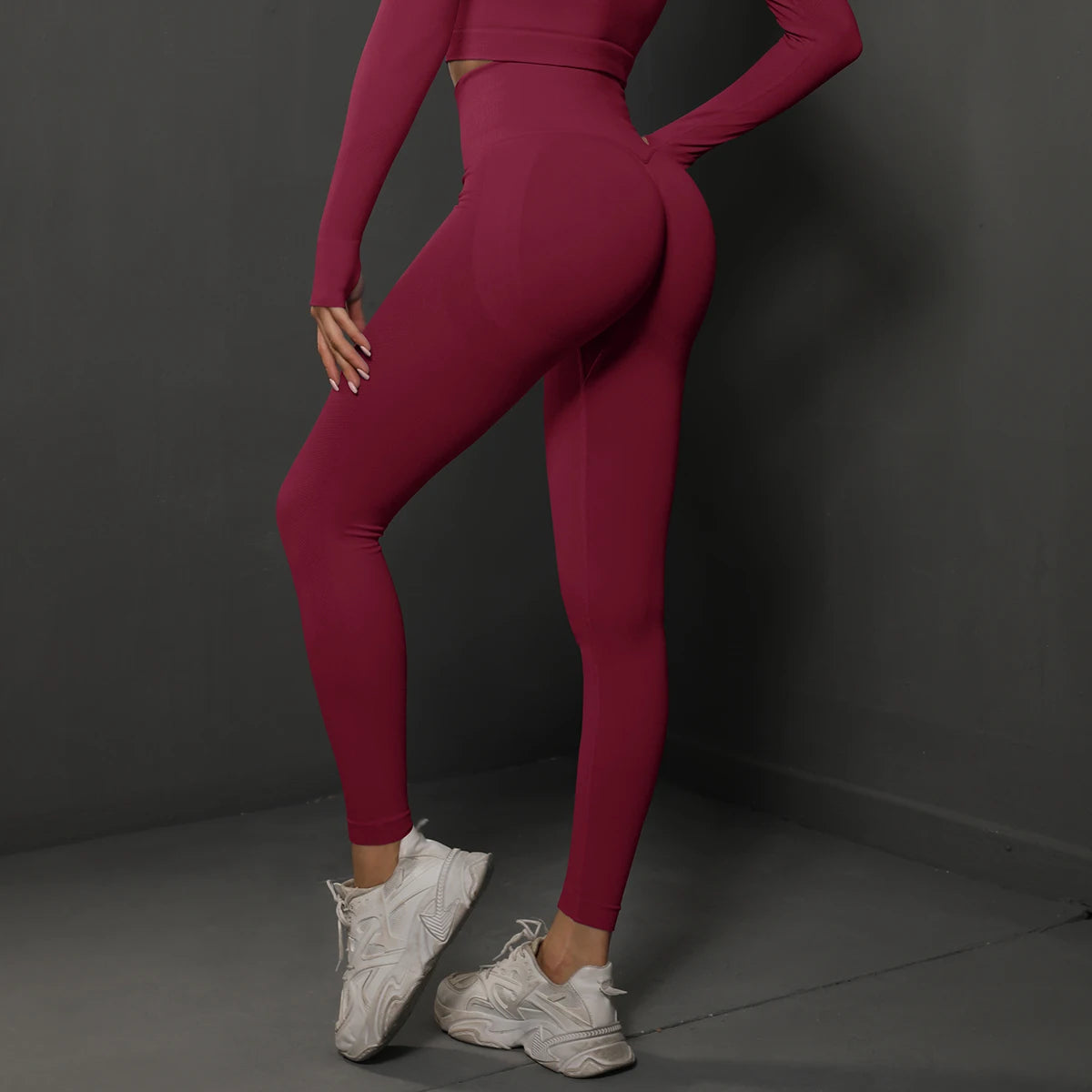 Seamless High-Waist Booty Lift Leggings – Sculpt & Shape Fit
