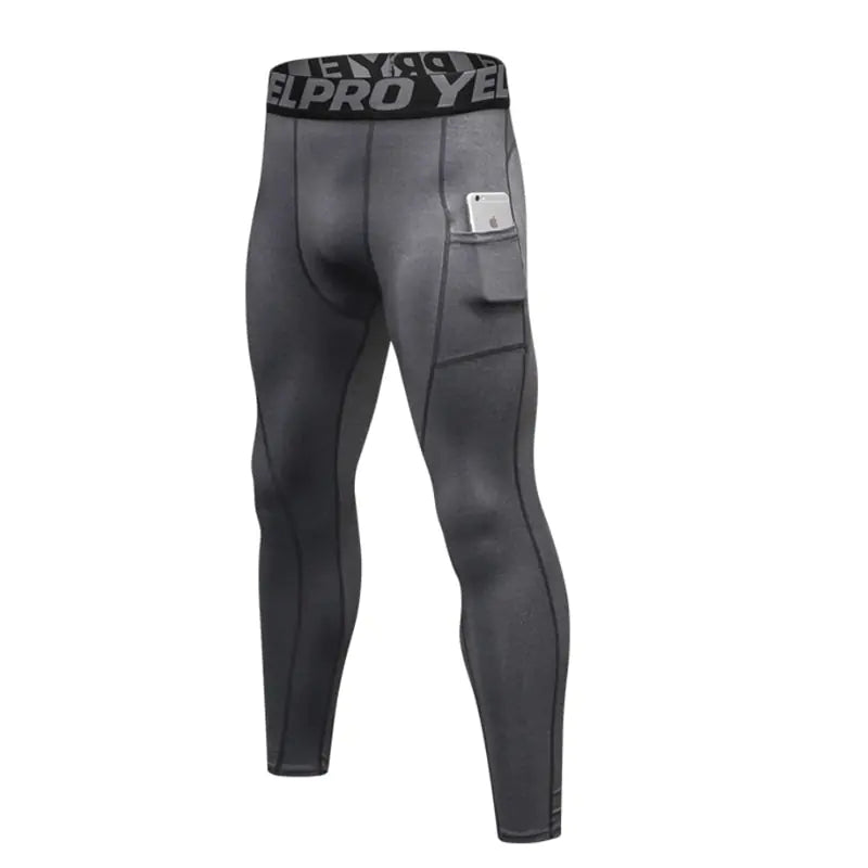 Custom Men’s Compression Leggings for Gym & Running