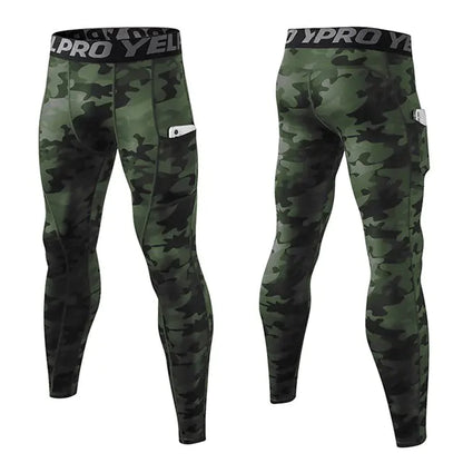 Custom Men’s Compression Leggings for Gym & Running