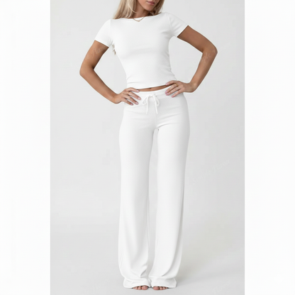 Women's Summer T-Shirt & Pants Set