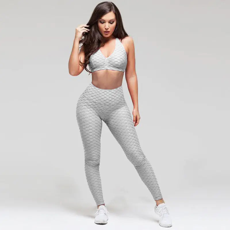 Yoga Set with Leggings and Workout Gear